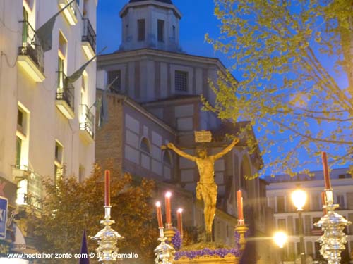 Procesión del Silencio Cristo de la Fe Barrio de las Letras Madrid Spain 2012