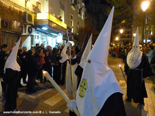 Procesión del Silencio Cristo de la Fe Barrio de las Letras Madrid Spain 2012