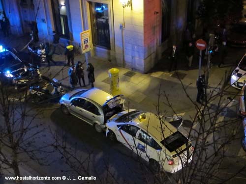 Accccidente de trafico calle de Atocha taxi toyota prius Madrid 3 febrero 2013 Accccidente de trafico calle de Atocha taxi toyota prius Madrid 3 febrero 2013