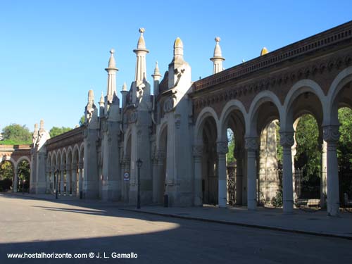 Cementerio de la Almudena Porticos Dia de todos los santos Madrid Spain Cementerio de la Almudena Porticos Dia de todos los santos Madrid Spain