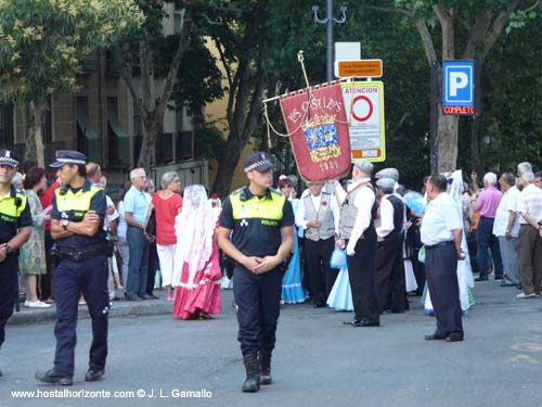 Procesión de San Cayetano. El Rastro Madrid Spain 2011