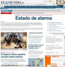 "Estado de alarma" en el espacio aéreo español