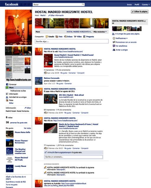 Hotel Madrid Facebook