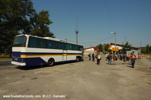 Control zona exclusion Chernobil. Ucrania