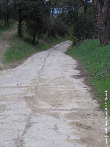 Casa de Campo InviernoCerro de Garabitas carretera Guerra Civil Madrid Spain