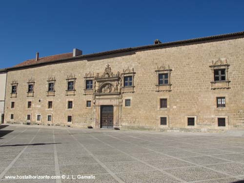 Palacio de los condes de AVellaneda FAchada  Peñaranda de Duero Burgos Spain