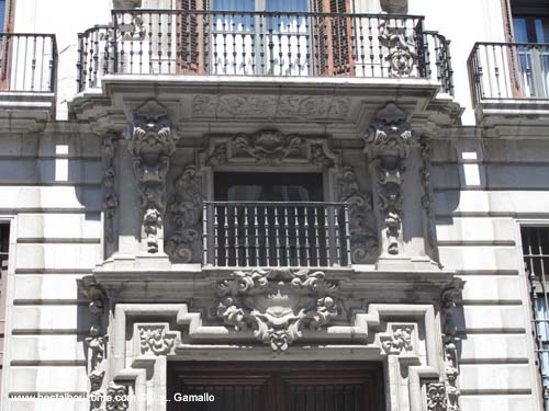 Palacio de Torrecilla calle de Alcala Pedro de Ribera Madrid Spain