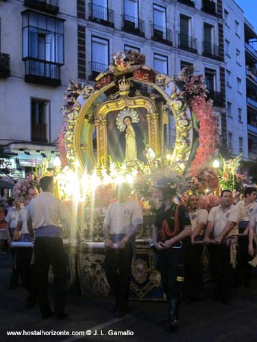 Verbena de la Paloma Virgen de la Paloma Latina Madrid Spain