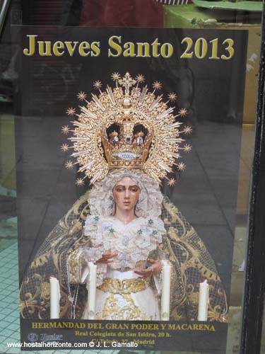 Semana Santa Madrid 2013 real colegiata de san isidro Cofradía de Jesus del gran poder y maria santisima de la esperanza macarena