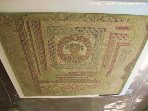 Mosaico romano Museo de SAn Isidro Museo de Los Origenes Palacio de los Condes de Paredes La Latina Madrid Spain