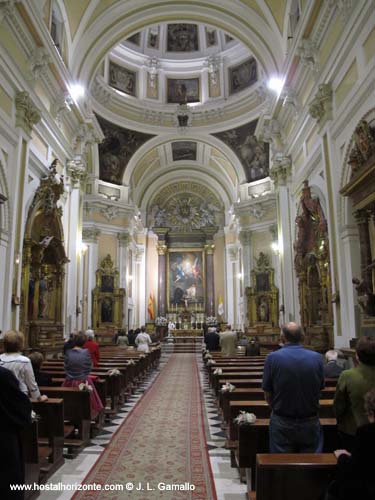 Iglesia del Sacramento Calle Sacramento Nave y Altar Mayor  Madrid Spain
