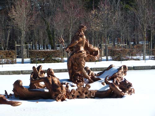 Palacio Real de la Granja. Fuente de Neptuno