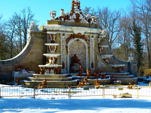 Palacio Real de la Granja. Fuente de los baños de Diana