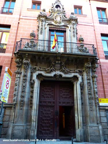 Palacio del marques de Perales Hemeroteca Nacional Pedro de Ribera Madrid Spain