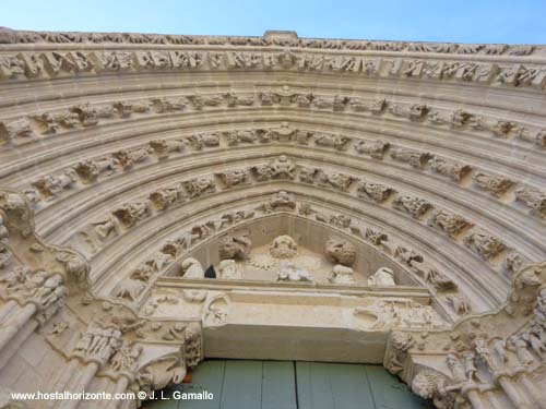 Monasterio Santa Maria la Real de Nieva Segovia Spain Portada Norte