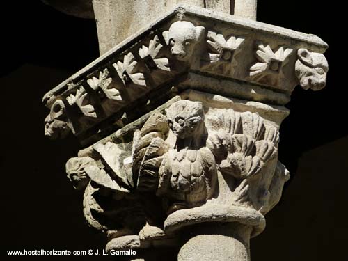 Monasterio Santa Maria la Real de Nieva Claustro  Segovia Spain