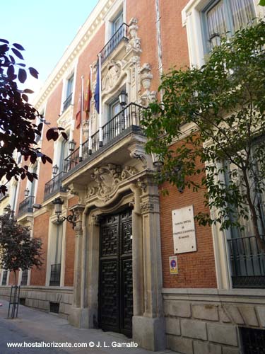 Palacio de Santoña Camara de Comercio Pedro de Ribera calle Huertas Madrid Spain