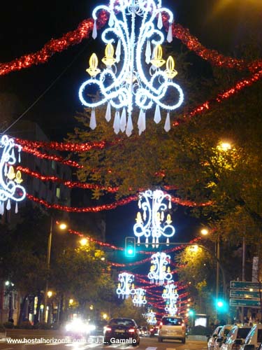 Calle Ortega y Gasset Navidad madrid iluminación n avideña