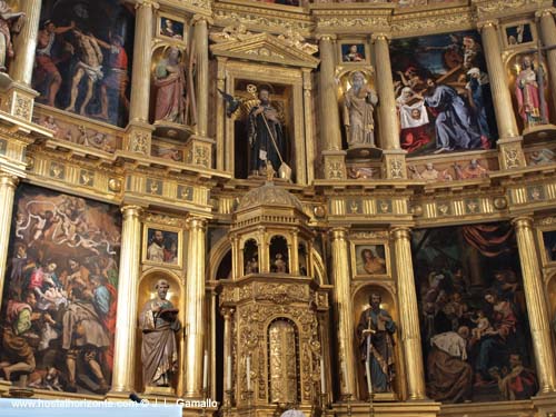 Retablo de la Capilla Mayor, Luis Tristán, escenas de la vida de Cristo, Iglesia de San Benti, Yepes, Toledoa