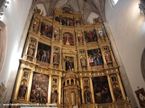 Retablo de la Capilla Mayor, Luis Tristán, escenas de la vida de Cristo, Iglesia de San Benti, Yepes, Toledoa