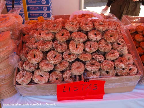 Romería de San Isidro. Rosquillas del Santo. Madrid.