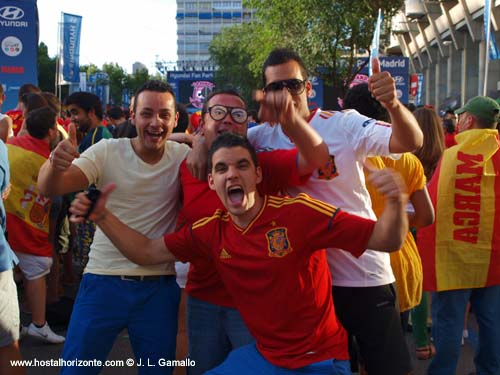 Hyundai Fan Park Madrid Estadio Santiago Bernabeu Eurocopa 2012