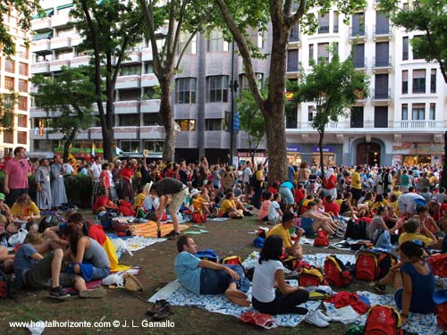 Jornada Mundial de la Juventud. Madrid Spain 2011 Pseo del Prado