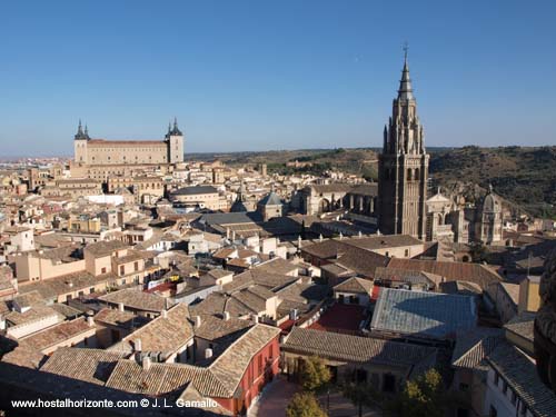 Toledo. Catderal. Alcazar. Spain