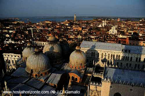 Atardecer en Venecia desde el campanario de SAn MArcos